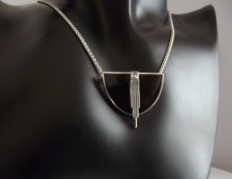 Stilvolles Art Deco Collier 925 Silber